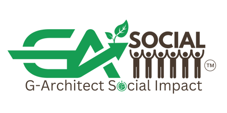GASOCIAL IMPACT Logo trans green grey GASOCIAL IMPACT Logo trans green grey
